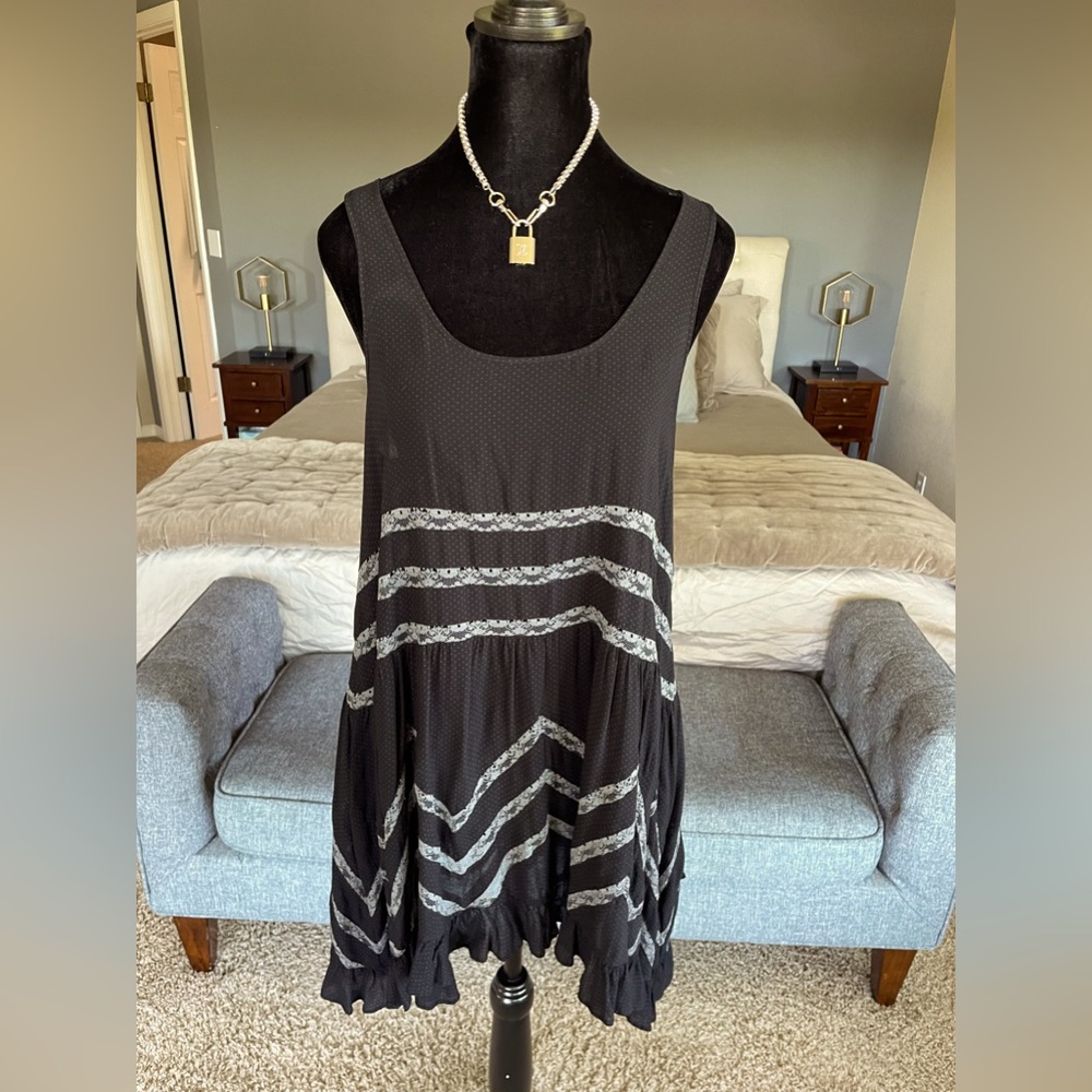 Free People Swingy Lace Tunic Dress